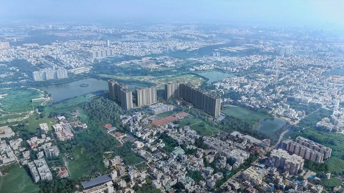 Bengaluru residential skyline