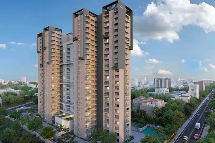 Assetz 22 & Crest: Towers and surroundings