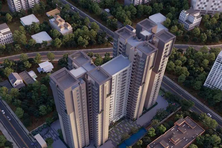 Assetz 22 & Crest: Aerial view