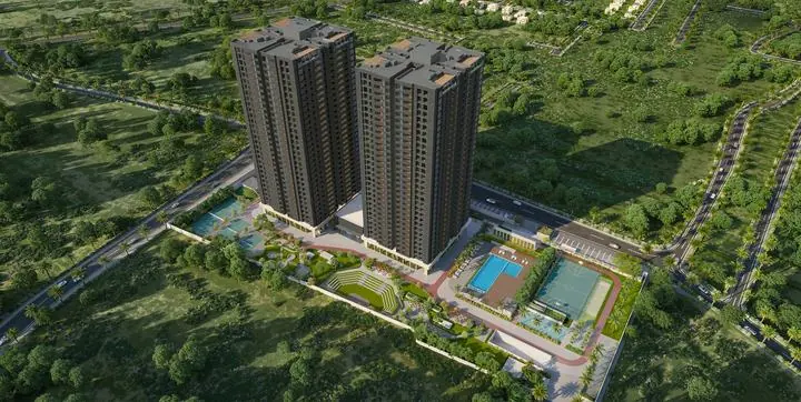 Assetz Meru & Meadow: Aerial view