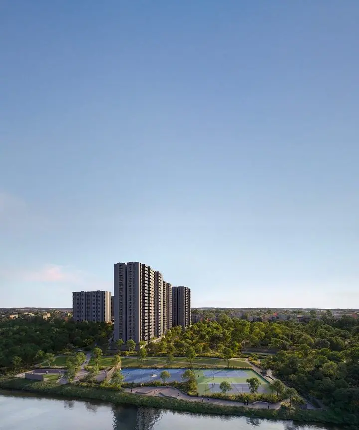Assetz Mizumi Reserve: Towers over the landscaped podium