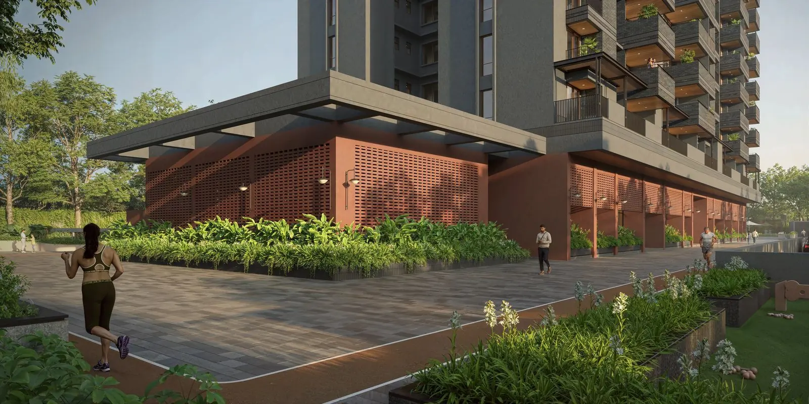 Assetz Muse & Maison: Clubhouse and jogging track