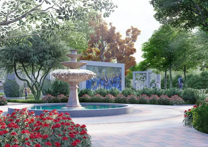 Prestige Crystal Lawns: Fountain