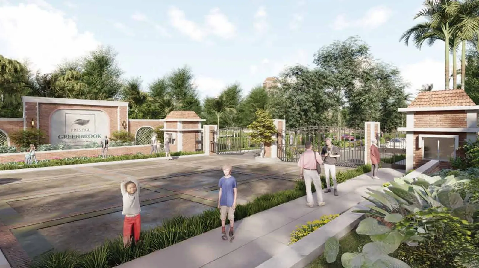 Prestige Greenbrook: Entrance gate