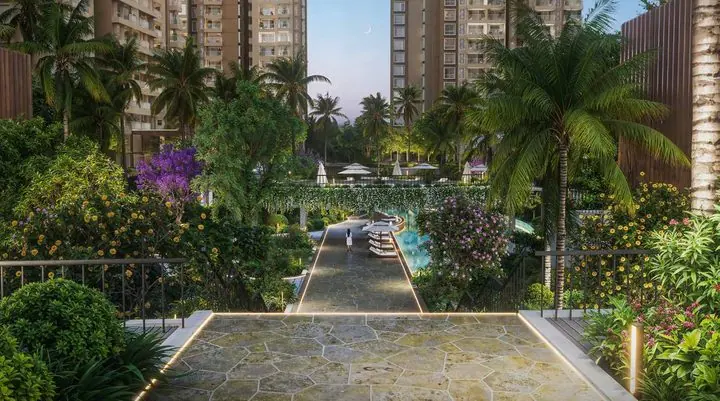 Prestige Southern Star: Landscaped walkway