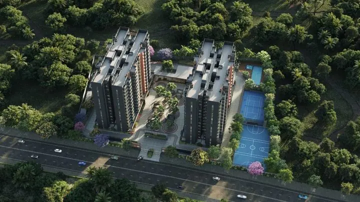 Assetz Ren & Rei: Aerial view