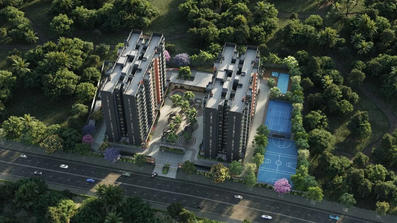 Assetz Ren & Rei: Aerial view