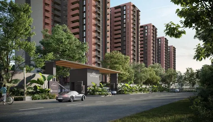 Assetz Sora & Saki: Entrance and towers