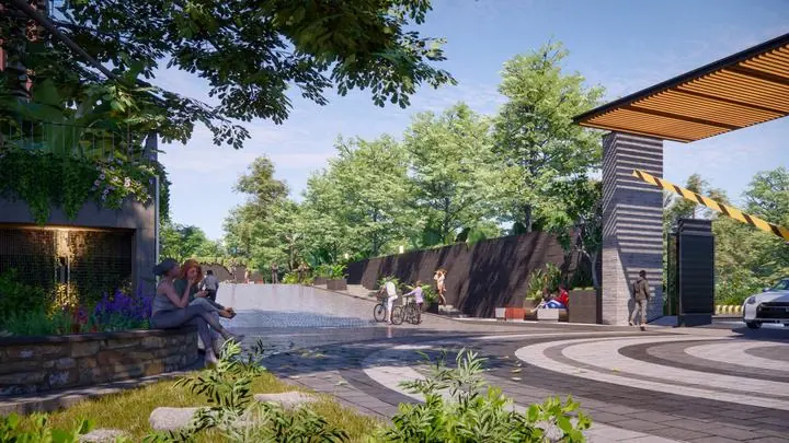 Assetz Sora & Saki: Entry gate and driveway