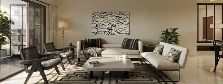 Assetz Trees & Tandem: Living room