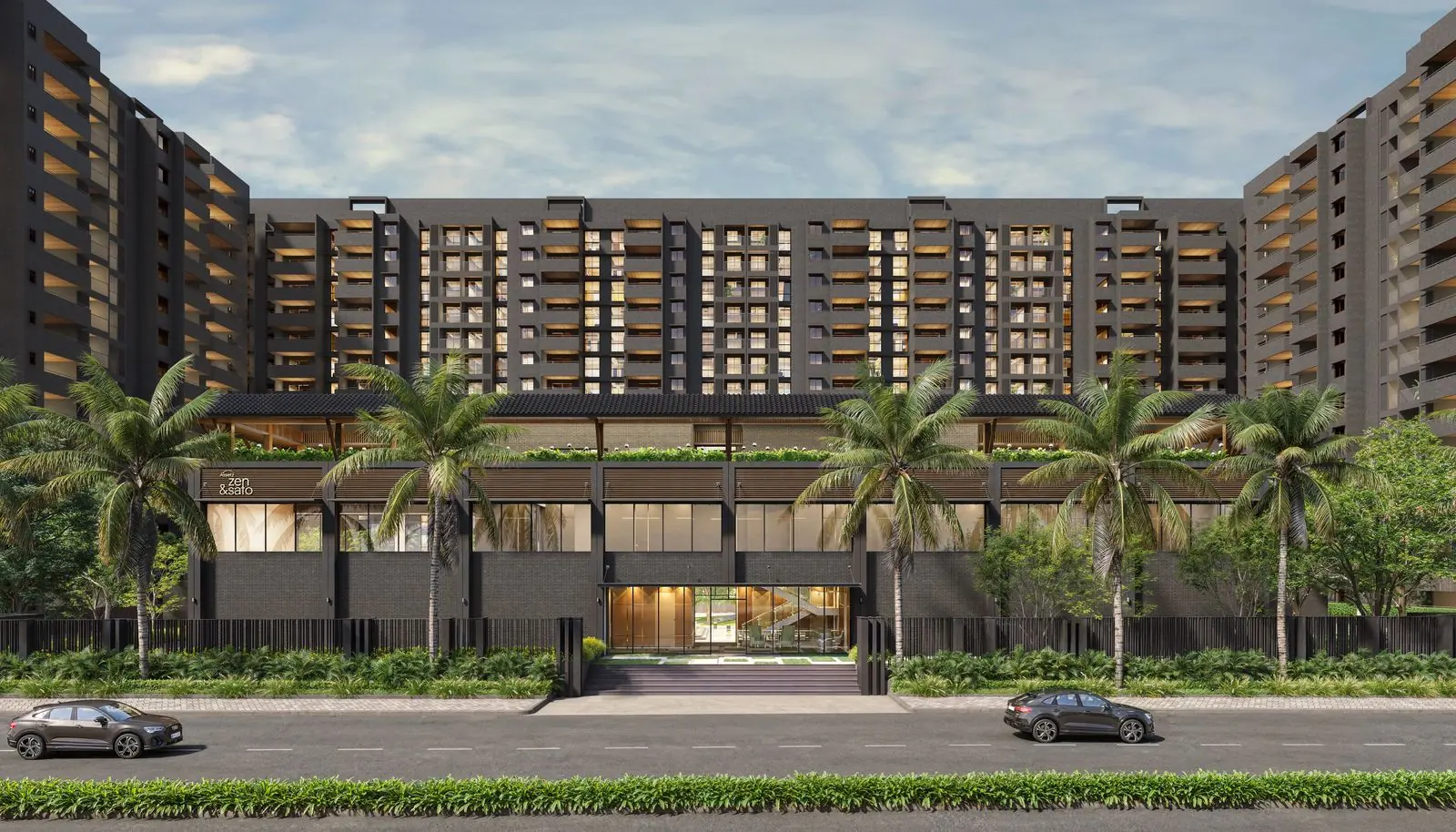 Assetz Zen & Sato: Project frontage