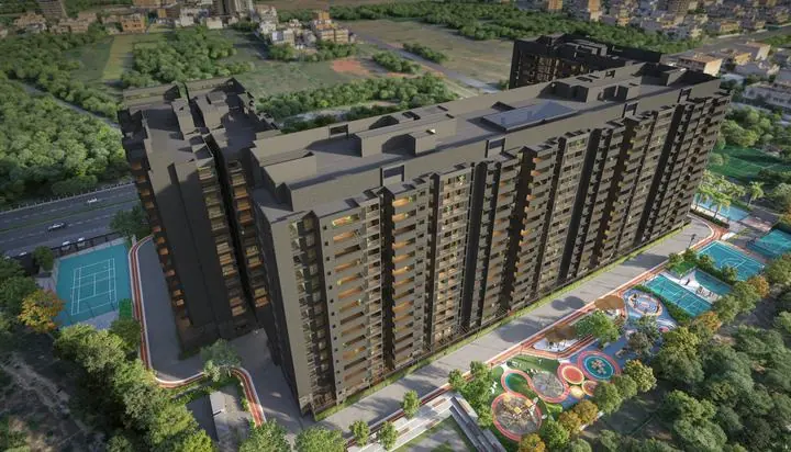 Assetz Zen & Sato: Aerial view