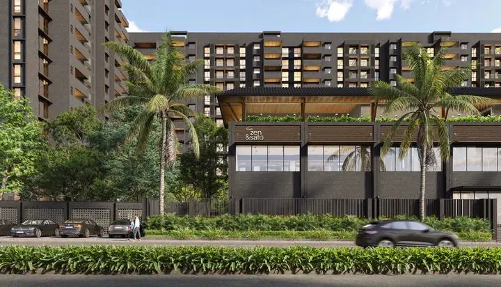 Assetz Zen & Sato: Frontage and landscaping